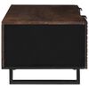 vidaXL Couchtisch Braun und Schwarz 100 x 54 x 40 cm Massivholz Akazie