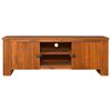 vidaXL TV-Schrank 110x30x40 cm Teak Massivholz
