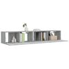 vidaXL 2-tlg. TV-Schrank-Set Grau Sonoma Holzwerkstoff