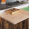 vidaXL Garagenschr&auml;nke 2 Stk. R&auml;uchereiche Holzwerkstoff