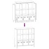 vidaXL Highboard Olivgr&uuml;n 101,5x39x103,5 cm Stahl