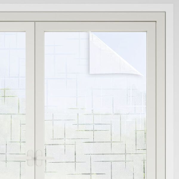vidaXL Fensterfolien 4 Stk. Matt Sternen-Muster PVC