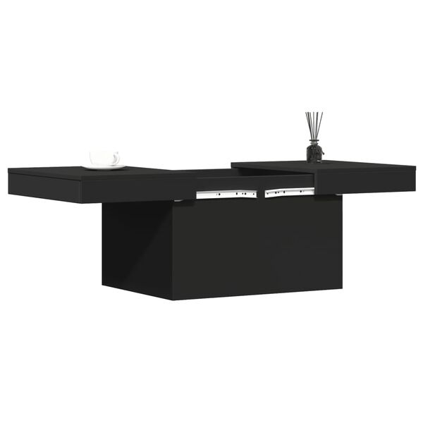 vidaXL Couchtisch Schwarz 100x55x40 cm Holzwerkstoff