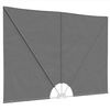 vidaXL Balkon Sichtschutz 240 x 160 cm Polyester Rechtwinklig Hellgrau