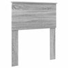 vidaXL Bettrahmen Graues Sonoma 75 x 190 cm Massives Kiefernholz