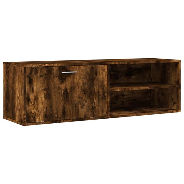 vidaXL TV-Schrank Räuchereiche 120x34x37 cm Holzwerkstoff