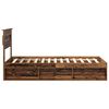 vidaXL Bettrahmen Altholz 100 x 200 cm Massives Kiefernholz