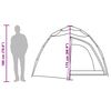 vidaXL Kuppel-Campingzelt 4 Personen Wei&szlig; Verdunkelt Quick Release
