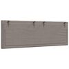 vidaXL Kopfteil-Kissen "Hanko" Taupe 140 cm Stoff