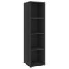 vidaXL TV-Schr&auml;nke 3 Stk. Grau 142,5x35x36,5cm Holzwerkstoff