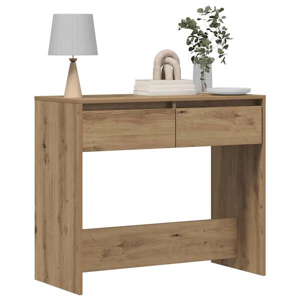 vidaXL Konsolentisch Artisan-Eiche 89x41x76,5 cm Holzwerkstoff