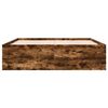 vidaXL Bettgestell R&auml;uchereiche 200x200 cm Holzwerkstoff