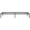 vidaXL Bettgestell Metall Schwarz 80x200 cm