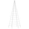 vidaXL LED-Weihnachtsbaum f&uuml;r Fahnenmast 200 LEDs Warmwei&szlig; 180 cm