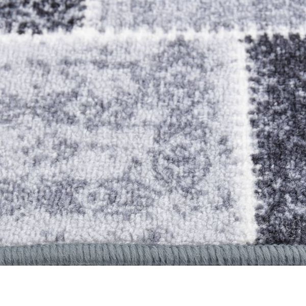 vidaXL Teppichl&auml;ufer Grau 80x250 cm