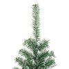 vidaXL K&uuml;nstlicher Weihnachtsbaum Beschneit Gr&uuml;n 150 cm