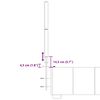 vidaXL Boxspringbett mit Matratze Schwarz 80x200 cm Stoff