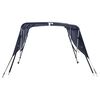 vidaXL 3-Bow Bimini-Top mit Seitenteilen 183x(185-198)x137 cm
