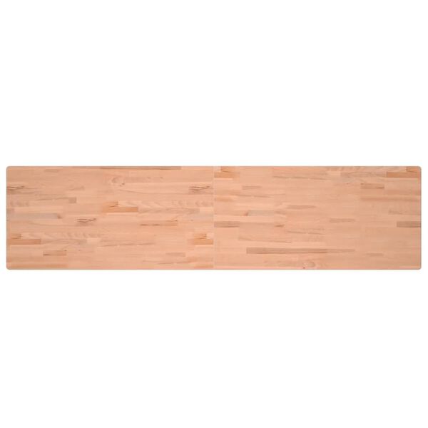 vidaXL Schreibtischplatte 220x55x2,5 cm Massivholz Buche