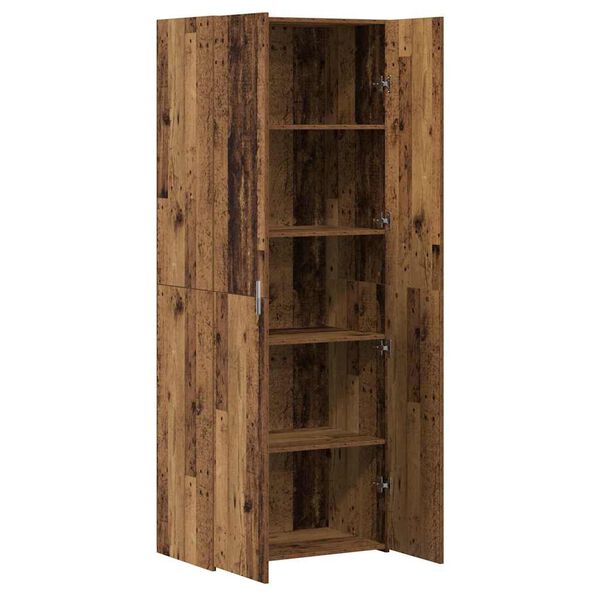 vidaXL Highboard 2 pcs Altholz 70 x 42,5 x 185 cm