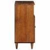 vidaXL Sideboard mit Speicher Walnuss 60 x 33 x 75 cm Massivholz Mango