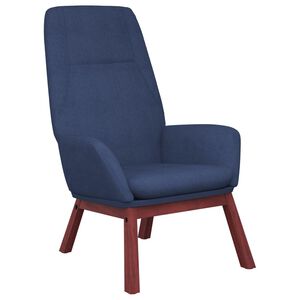 vidaXL Relaxsessel Blau Stoff