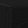vidaXL Badezimmerschrank mit T&uuml;r Schwarz Eichen-Optik 59 x 37 x 59 cm