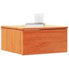 vidaXL Nachttisch 2 pcs Wachsbraun 37 x 35 x 18,5 cm Massivholz Kiefer