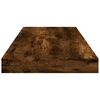 vidaXL Wandregale 4 Stk. R&auml;uchereiche 60x10x1,5 cm Holzwerkstoff