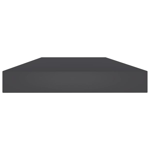 vidaXL B&uuml;cherregal-Bretter 8 Stk. Grau 40x10x1,5 cm Holzwerkstoff