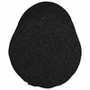 vidaXL Bolsterkissen 2 St&uuml;ck Schwarz &Oslash; 15 x 40 cm Stoff