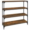 vidaXL B&uuml;cherregal R&auml;uchereiche 100x33x100 cm Holzwerkstoff und Stahl