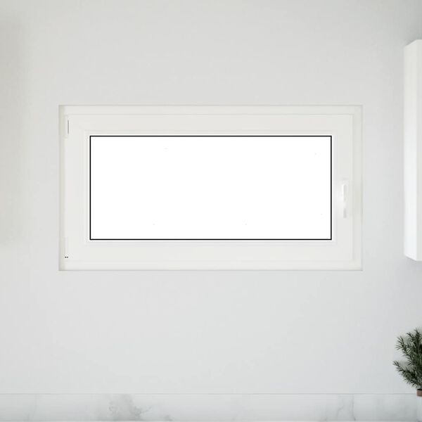 vidaXL Kellerfenster "RISOR" 110x70 cm Drehkipp DIN Links Anthrazit