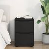 vidaXL Aufbewahrungsschrank Schwarz 40 x 48 x 57 cm Holzwerkstoff