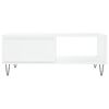 vidaXL Couchtisch Wei&szlig; 90x60x35 cm Holzwerkstoff