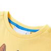 Kinder-Kurzarmshirt Gelb 116