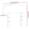 vidaXL Kopfteil 100 cm Massivholz Kiefer