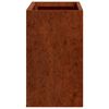 vidaXL Wand-Pflanzk&uuml;bel 2 Stk. Rostig Cortenstahl 53x10x17 cm