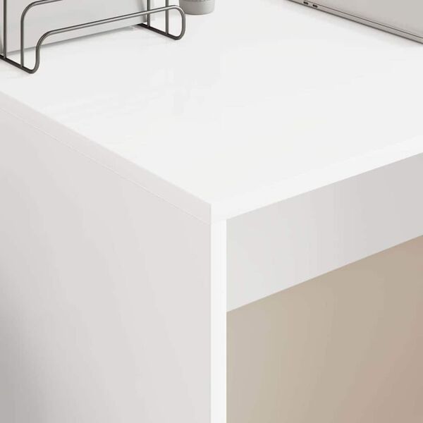 vidaXL Schreibtisch Wei&szlig; 109 x 50 x 78 cm Holzwerkstoff