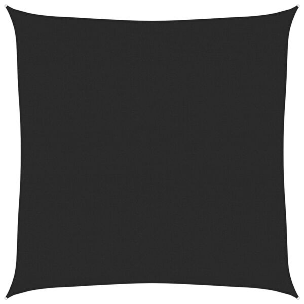 vidaXL Sonnensegel 160 g/m&sup2; Schwarz 5x5 m HDPE