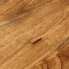 vidaXL Tischplatte &Oslash; 80x2,5 cm Rund Massivholz Mango