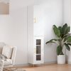 vidaXL Highboard Wei&szlig; 34,5x34x180 cm Holzwerkstoff