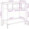 vidaXL Konsolentisch Grau Sonoma 75x34,5x75 cm Holzwerkstoff