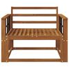 vidaXL Outdoor Mittelsofa Massivholz Akazie Natur