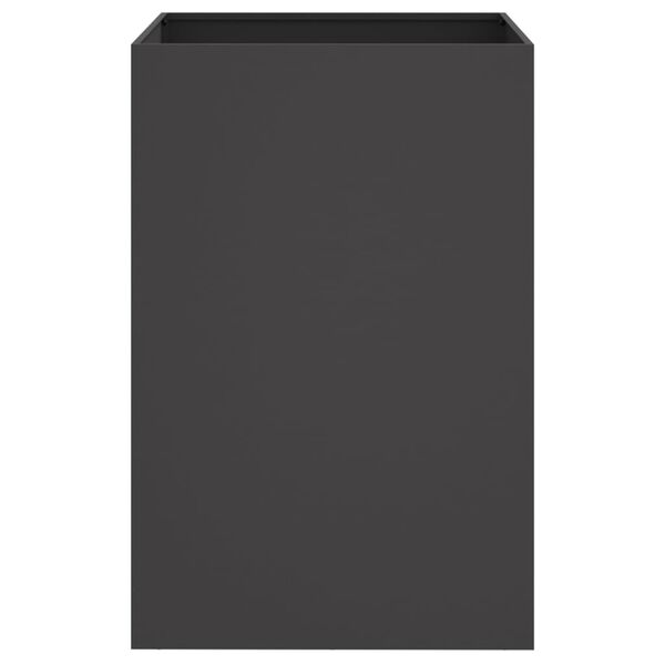 vidaXL Pflanzk&uuml;bel Schwarz 52x48x75 cm Stahl