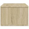 vidaXL Druckerständer Sonoma-Eiche 40x32x22,5 cm Holzwerkstoff