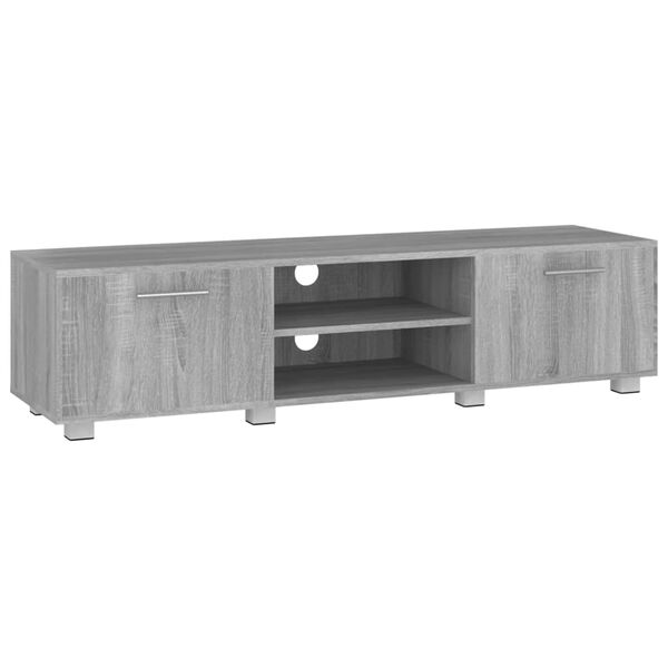 vidaXL TV-Schrank Grau Sonoma 140x40x35 cm Holzwerkstoff