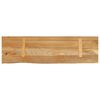 vidaXL Tischplatte mit Baumkante 120x30x2,5 cm Massivholz Mango