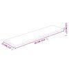 vidaXL Wandpaneele 12 Stk. Blau 60x15 cm Samt 1,08 m&sup2;