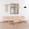 vidaXL 6-tlg. Garten-Lounge-Set Massivholz Kiefer